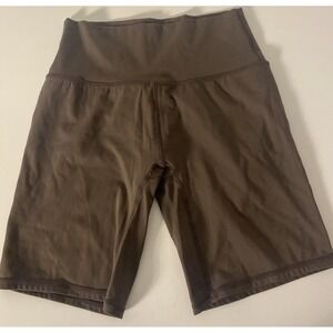 Davis Active Womens Brown Biker Shorts Size XS/S